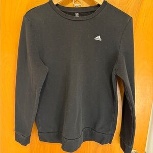 Adidas Men's Black Crewneck Sweater
